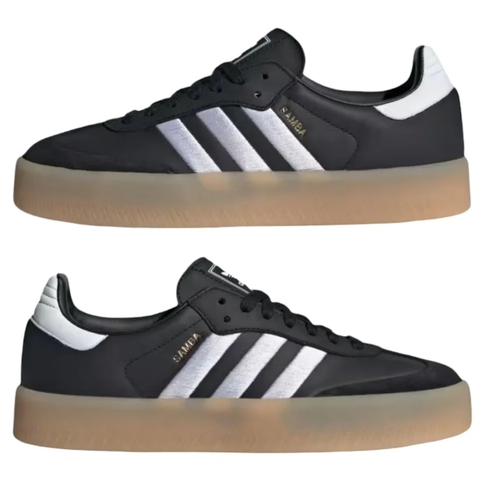 Adidas Sambae Platform Sneakers Black Size Mens 8.5